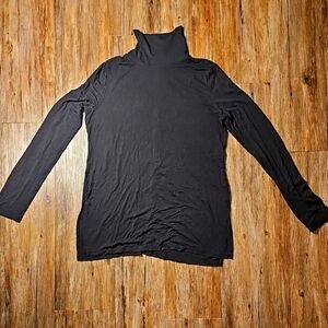 Womens XX Vina Black Turtleneck Long Sleeve Top Large